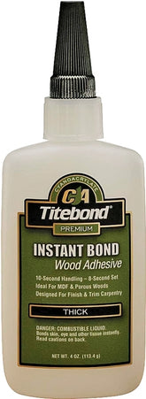 Titebond 6222 Wood Glue, Clear, 4 oz Bottle
